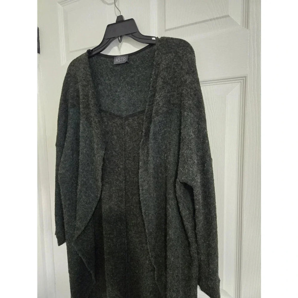 ASTR The Label Wool Blend Cardigan Size Small Extra Long - Picture 2 of 10
